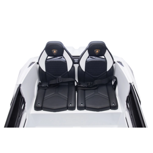 Auto na akumulator dla dzieci Lamborghini Revuelto XL Biały A500.BIA